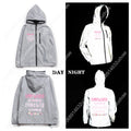 Empowered Women Empower Women Reflective Jacket Mens Womens Coat Hooded Windbreaker Runing Pocket Zipper Customized Hoodie
