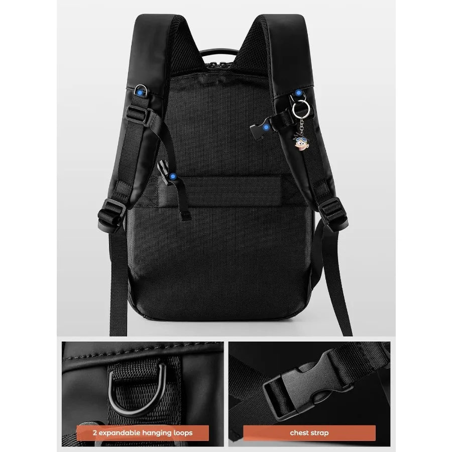 Gelrova LuminaPack X1 LED Backpack Lightweight Anti-Theft Travel-Friendly 15.6-Inch Laptop Compartment Customizable LED Display