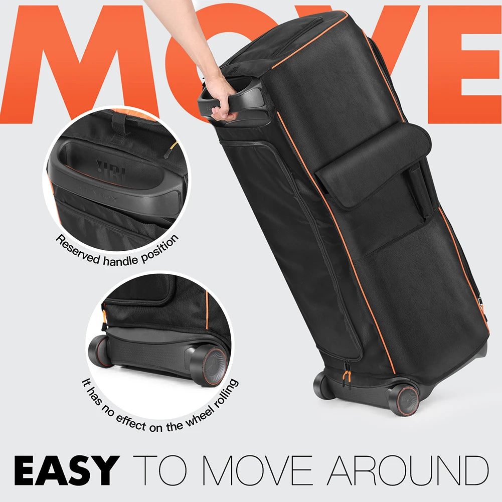 NEW Portable Speaker Dust Cover For JBL Partybox Organizer Bag Waterproof Speaker Case with Side Pocket Protective Storage Bag