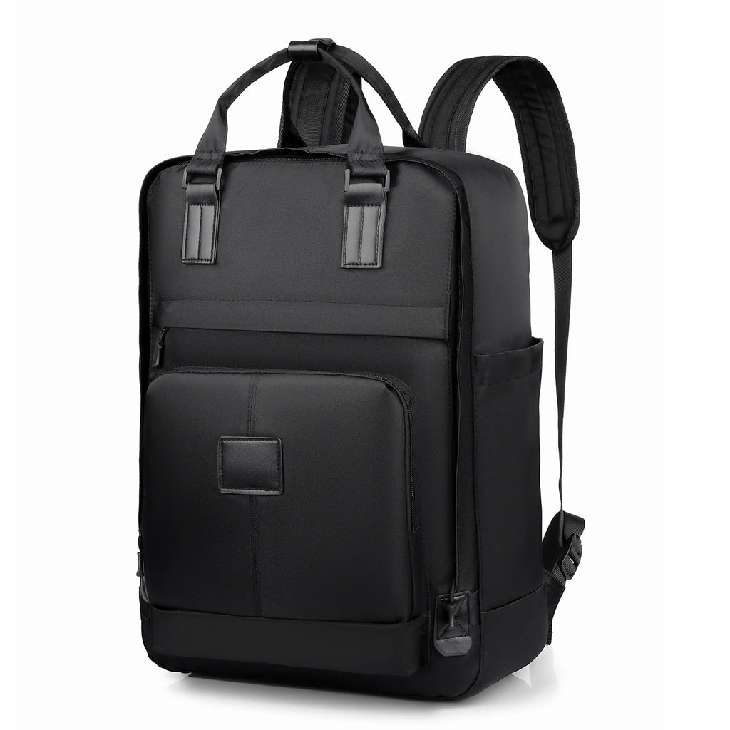 Toposhine Multifunctional Business Backpack Stylish Nylon Laptop Backpack with Multiple Pockets Durable Travel Work Bag Commute