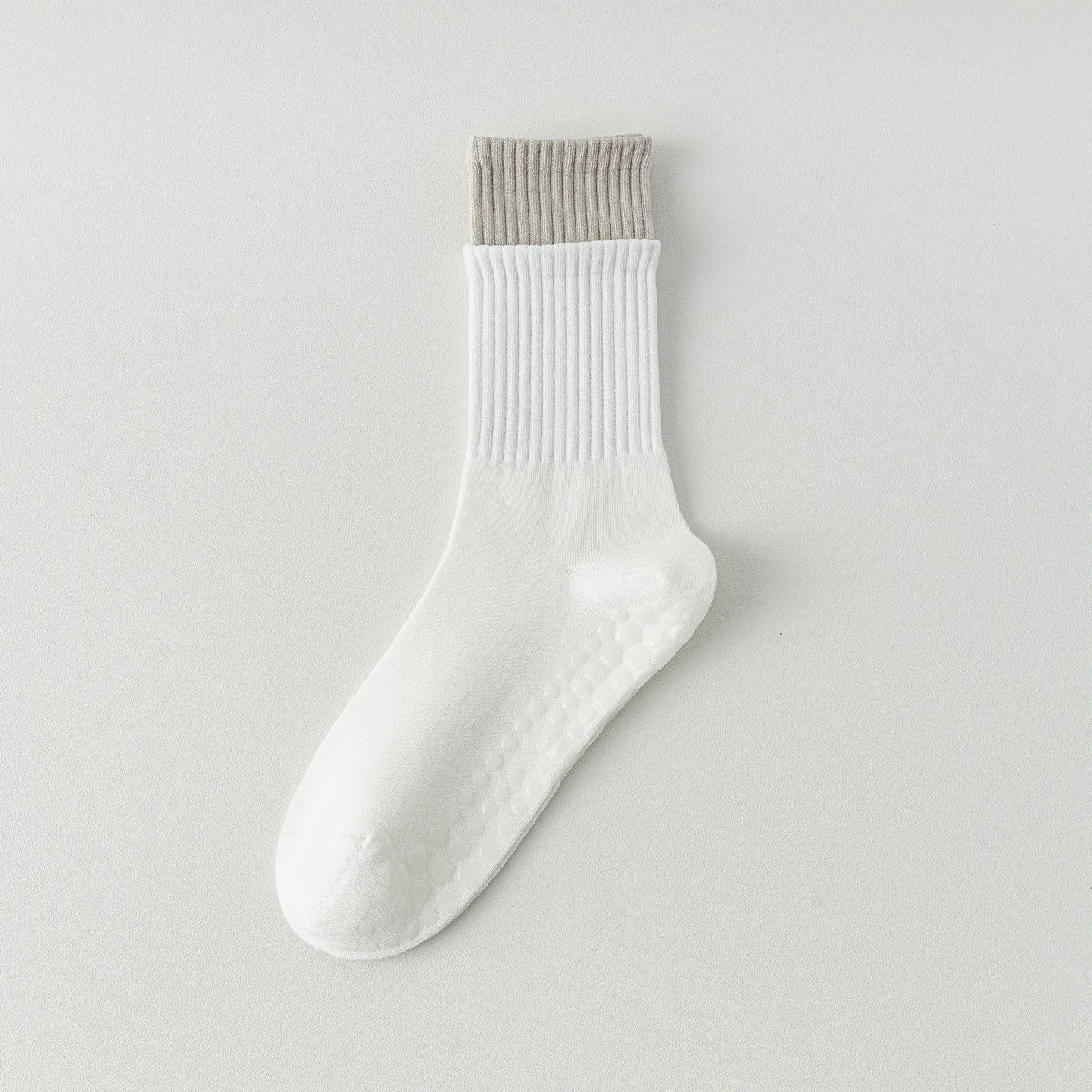 Color Matching Yoga Socks Non-slip Professional Women Pilates Sports Socks Knitted Cotton Gym Fitness Indoor Workout Floor Socks