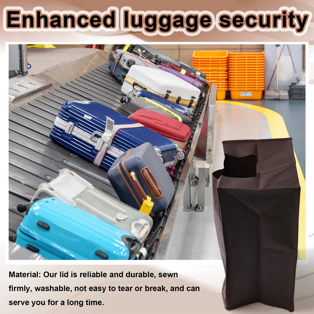 ABQR Travel Luggage Cover Anti-Scratch Protective Suitcase Cover Fluorescent Green Hem Suitcase Protection Tool 24inch