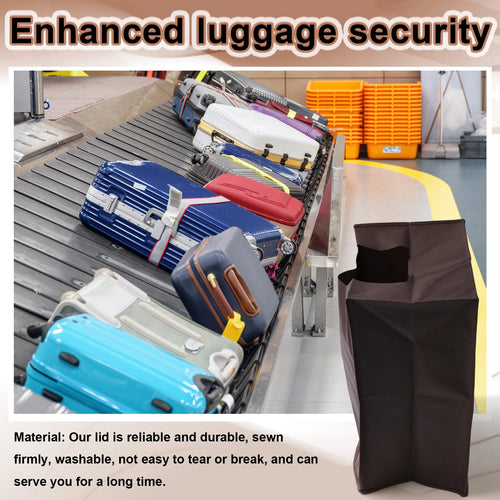 ABQR Travel Luggage Cover Anti-Scratch Protective Suitcase Cover Fluorescent Green Hem Suitcase Protection Tool 24inch