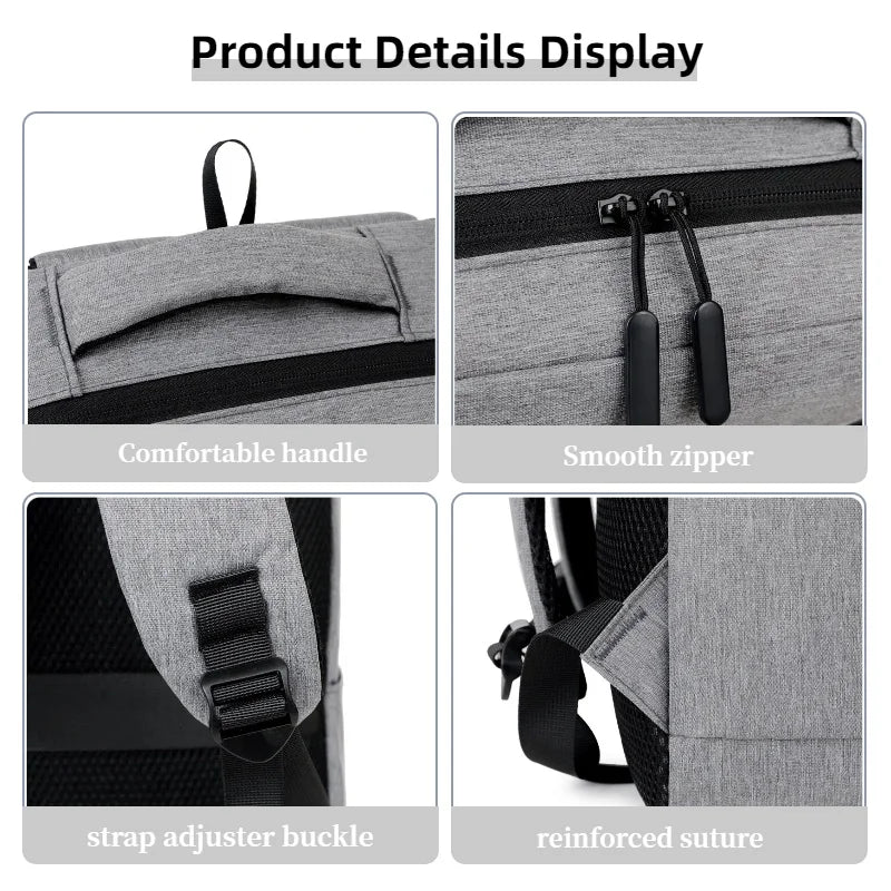 Fashionable Business Backpack, Large Capacity, Multifunctional Computer Backpack, Suitable for Daily Work, Business Trips, Etc
