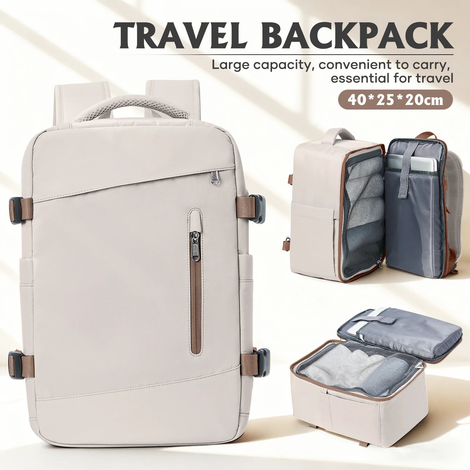 Ryanair 40x20x25 Airplane Travel Backpack, Hand Luggage Bags Suitcase Cabin Bag Aircraft Men Business Laotop Backpack Carry On