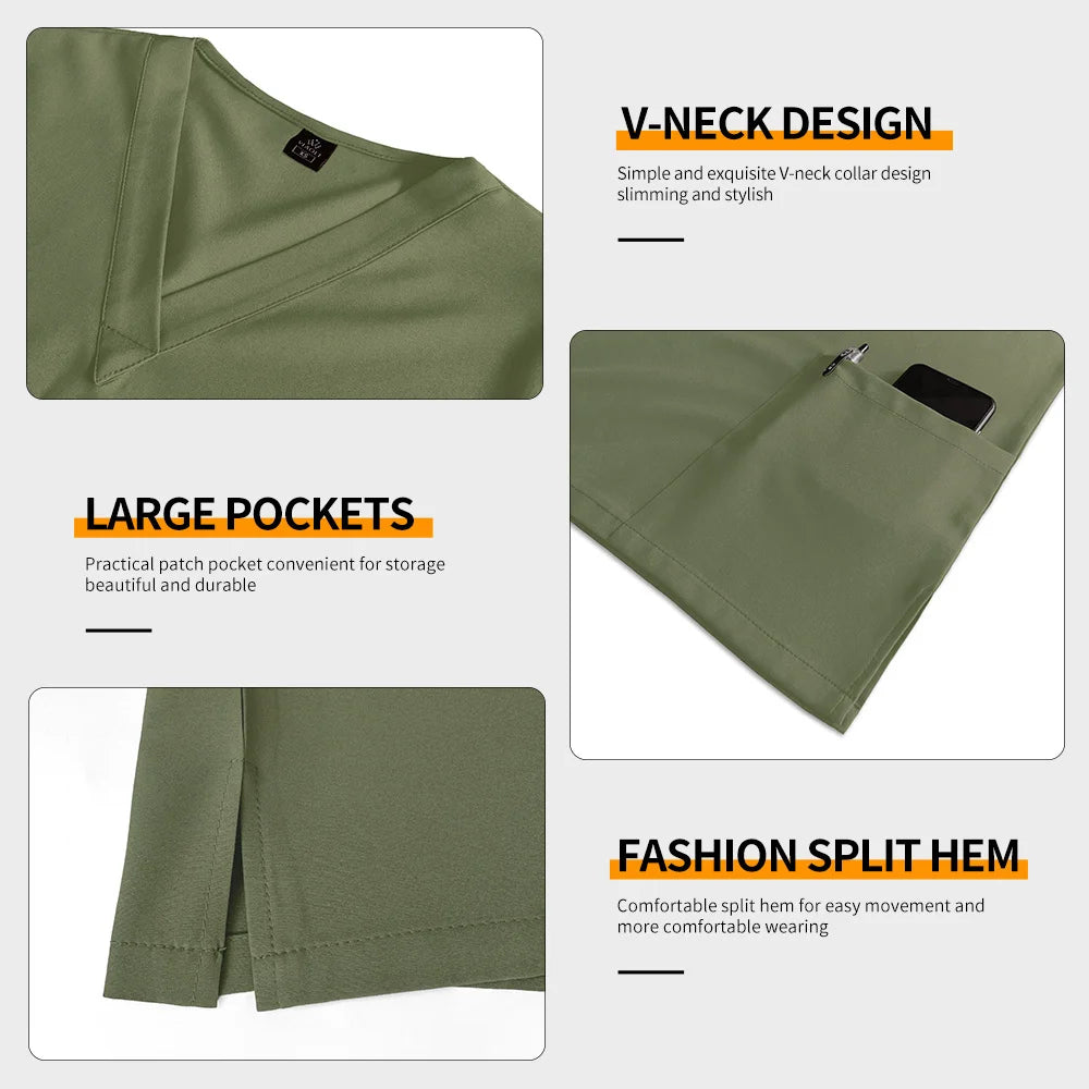 Unisex Solid Ribbed Loungewear Set - Wrinkle-Resistant Easy-Clean Skin-Friendly for Care Scenarios & Daily Home Use