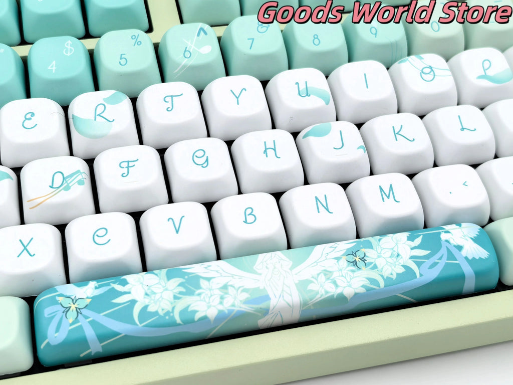 In stock Venti keycap Game Genshin Impact Mechanical Keyboard keycap Venti Cosplay Costume Anime Halloween Gift