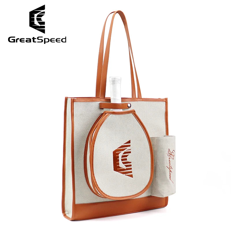 Four Grand Slam GreatSpeed Pickle Peak Racket Bag Adult Single Shoulder Vintage bag for men and women