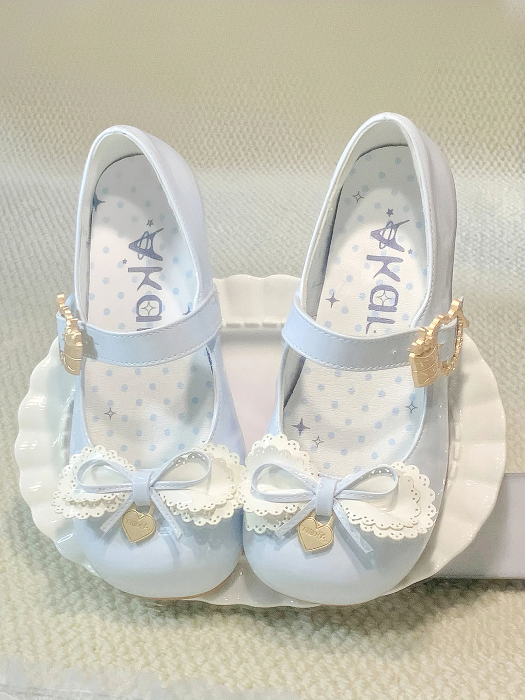 Women's Shoes Bowknot Lolita Shoes Cute Doll Feel Low Heel Single Shoeses 2025 New Cute Girl Kawaii Flat Shoes Spring Autumn