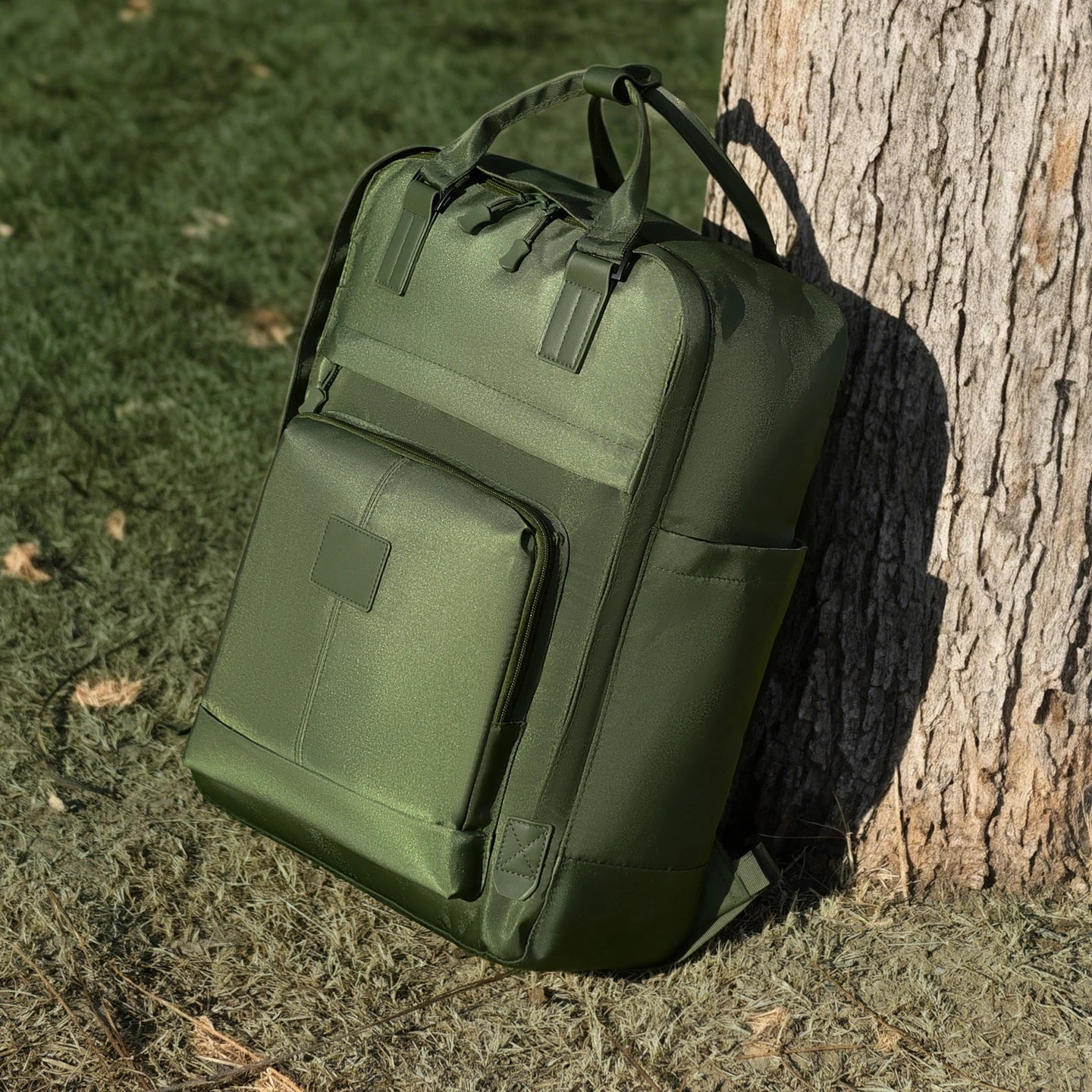 Toposhine Multifunctional Business Backpack Stylish Nylon Laptop Backpack with Multiple Pockets Durable Travel Work Bag Commute