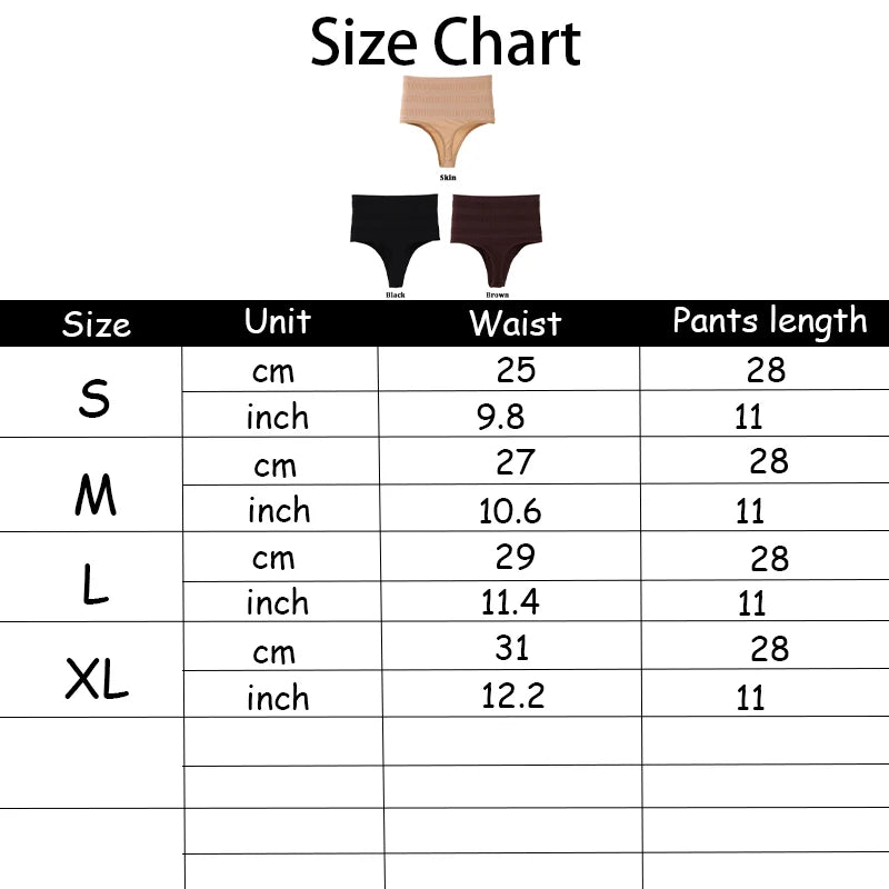 High Waist Tummy Control Panties Women Thong Panty Shaper Slimming Underwear Butt Lifter Belly Shaping Cincher Brief Body Shaper