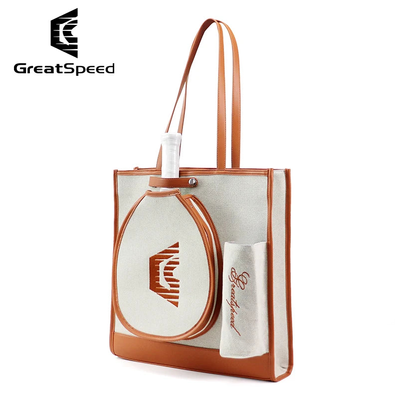 Four Grand Slam GreatSpeed Pickle Peak Racket Bag Adult Single Shoulder Vintage bag for men and women
