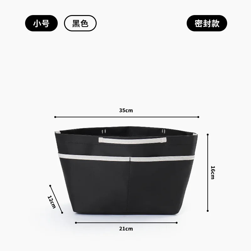 New Nylon Mesh Inner Bag  Lager Capacity Anti-Collapse Tote Liner Bag  Multi-Pocket Expand Space Insert Bag Compartments