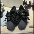 Women's Bowtie Decor Soft Sole Ballet Flat Shoes 2025 Trend Comfort Slip On Loafers Woman Non Slip Casual Shoes