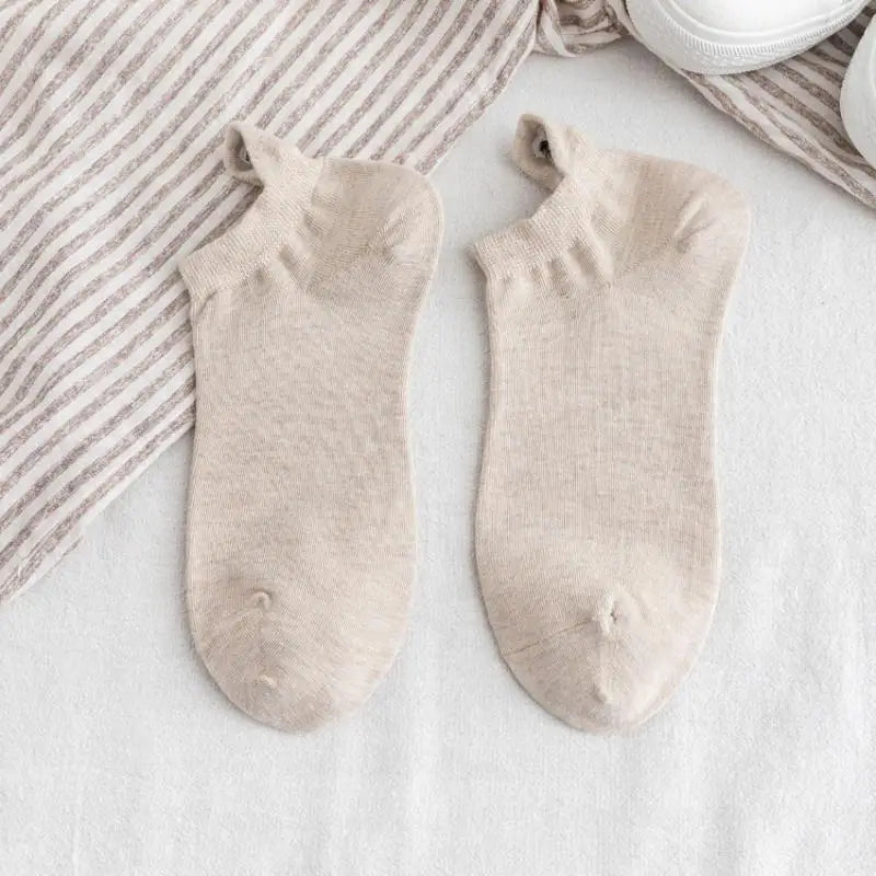 【No】Casual Funny Ankle Socks for Women - Fashion Novelty Design with Cute Embroidery Expressions