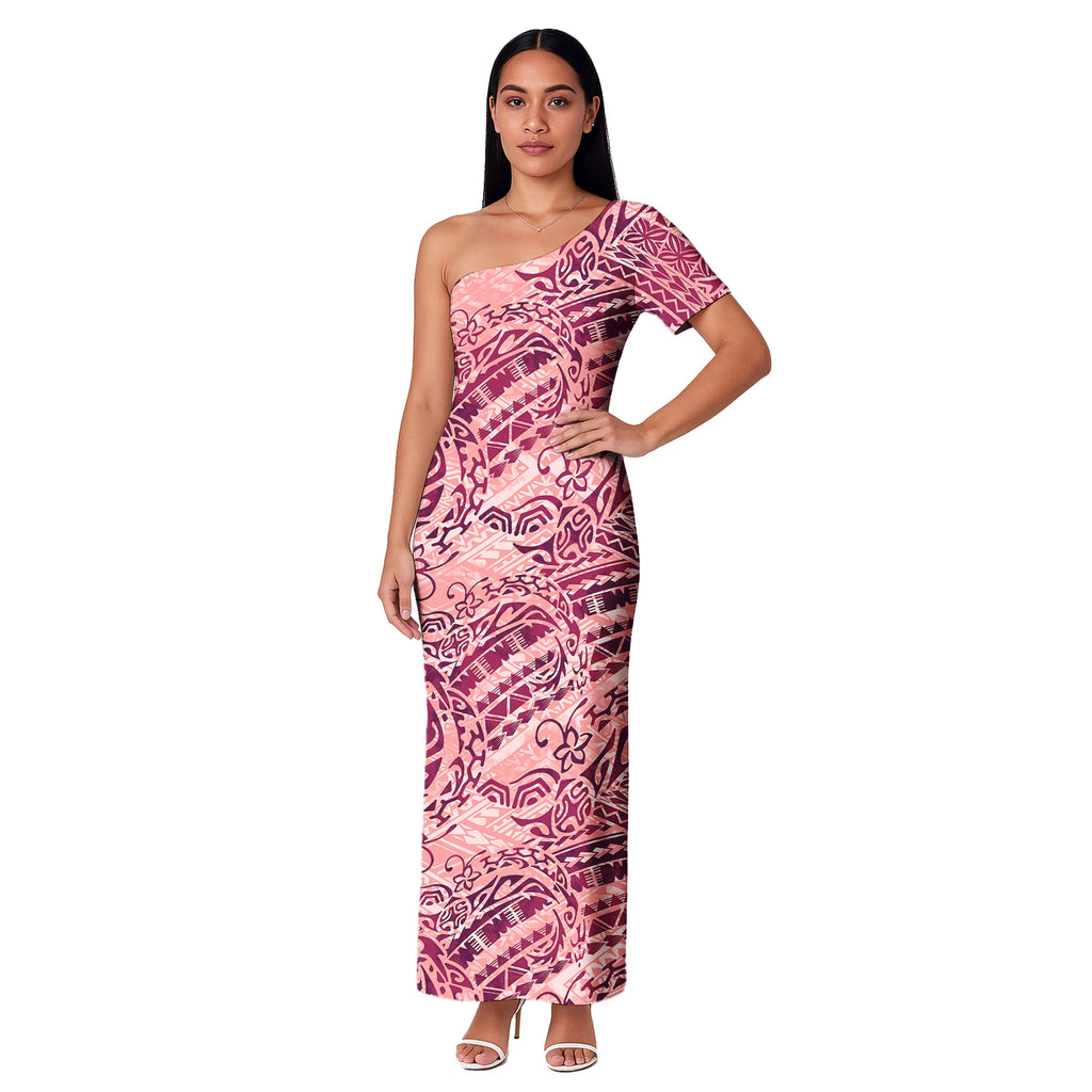 Ladies Dresses Polynesian Tribal Designs Sexy Hawaiian Tropical Printed Casual Dress New Plus Size Gowns Women