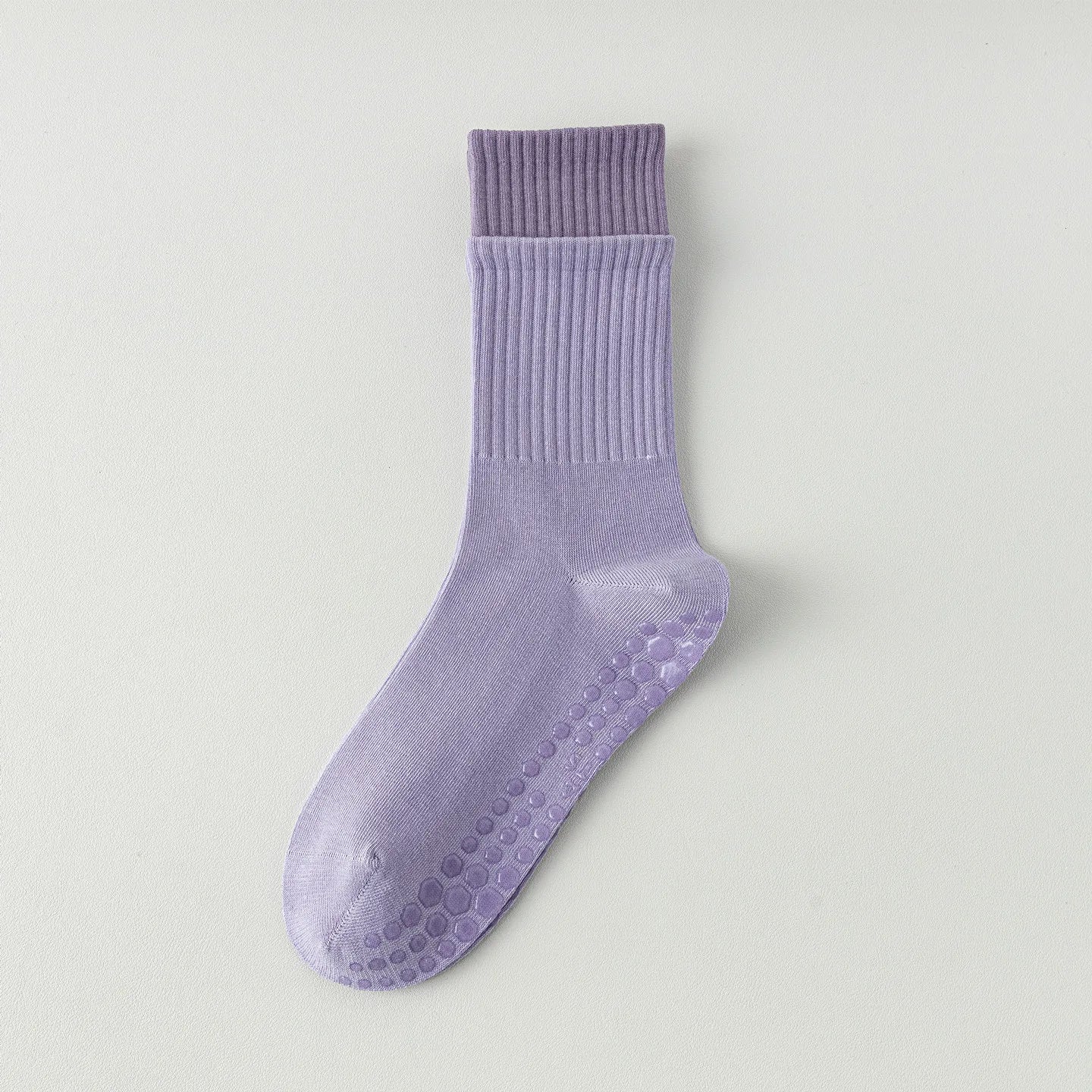 Color Matching Yoga Socks Non-slip Professional Women Pilates Sports Socks Knitted Cotton Gym Fitness Indoor Workout Floor Socks