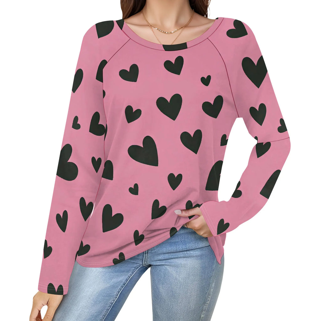 Women's Puff Long Sleeve Tunic Tops Pleated Crew Neck Blouses Dressy Casual Loose Fit Winter and Spring Shirts