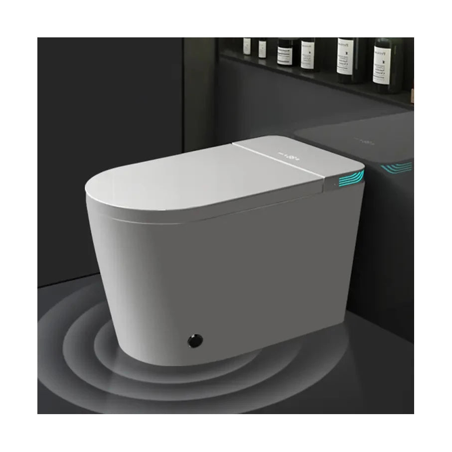 Sensor Bathroom Intelligent Heated Smart Toilet Ceramic S Trap Siphonic Toilet Commodes Smart Toilet Intelligent