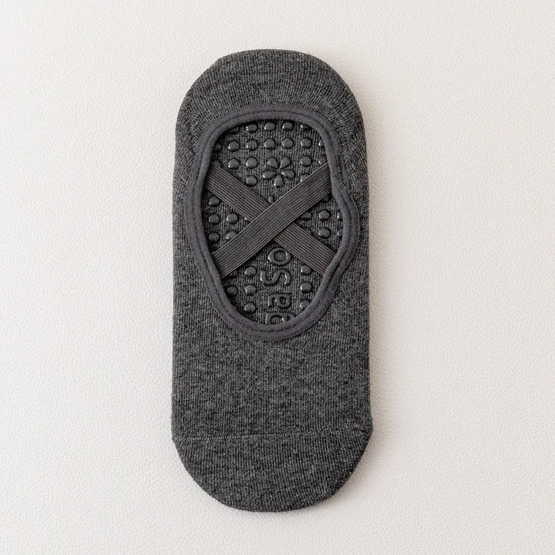 Harajuku Cross Belt Yoga Socks Anti Slip Women Professional Pilates Socks Gym Fitness Floor Trampoline Dance Sports Socks