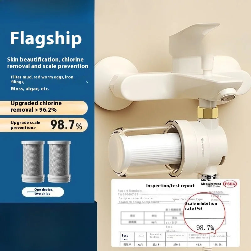 Pre-shower head, shower set for home use, scale and chlorine removal faucet, bathroom water purifier, water filter