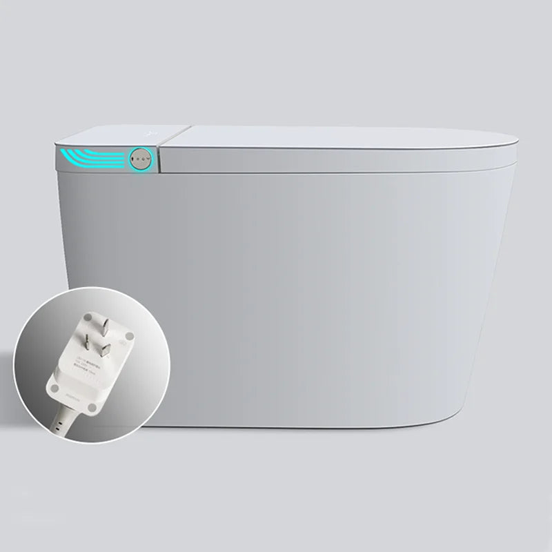 Sensor Bathroom Intelligent Heated Smart Toilet Ceramic S Trap Siphonic Toilet Commodes Smart Toilet Intelligent