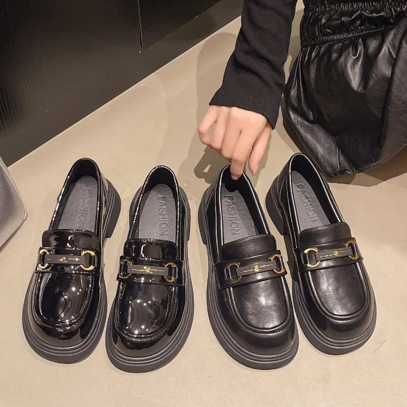 2025 Casual and Comfortable Shoes for Women Office Leather Casual Vacation Shoe Non Slip Lastest Woman Shoes Женская Обувь