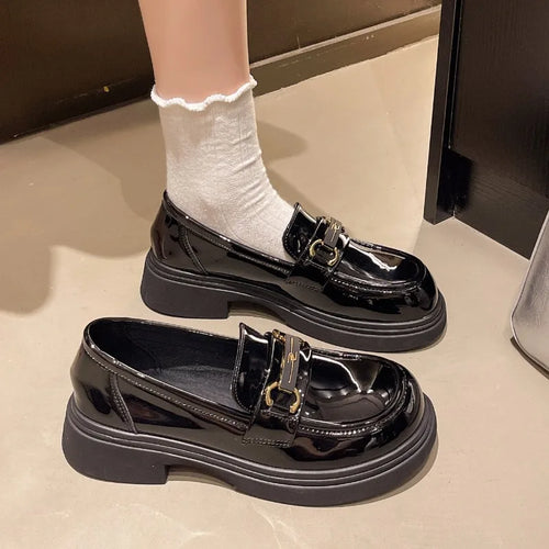 2025 Casual and Comfortable Shoes for Women Office Leather Casual Vacation Shoe Non Slip Lastest Woman Shoes Женская Обувь