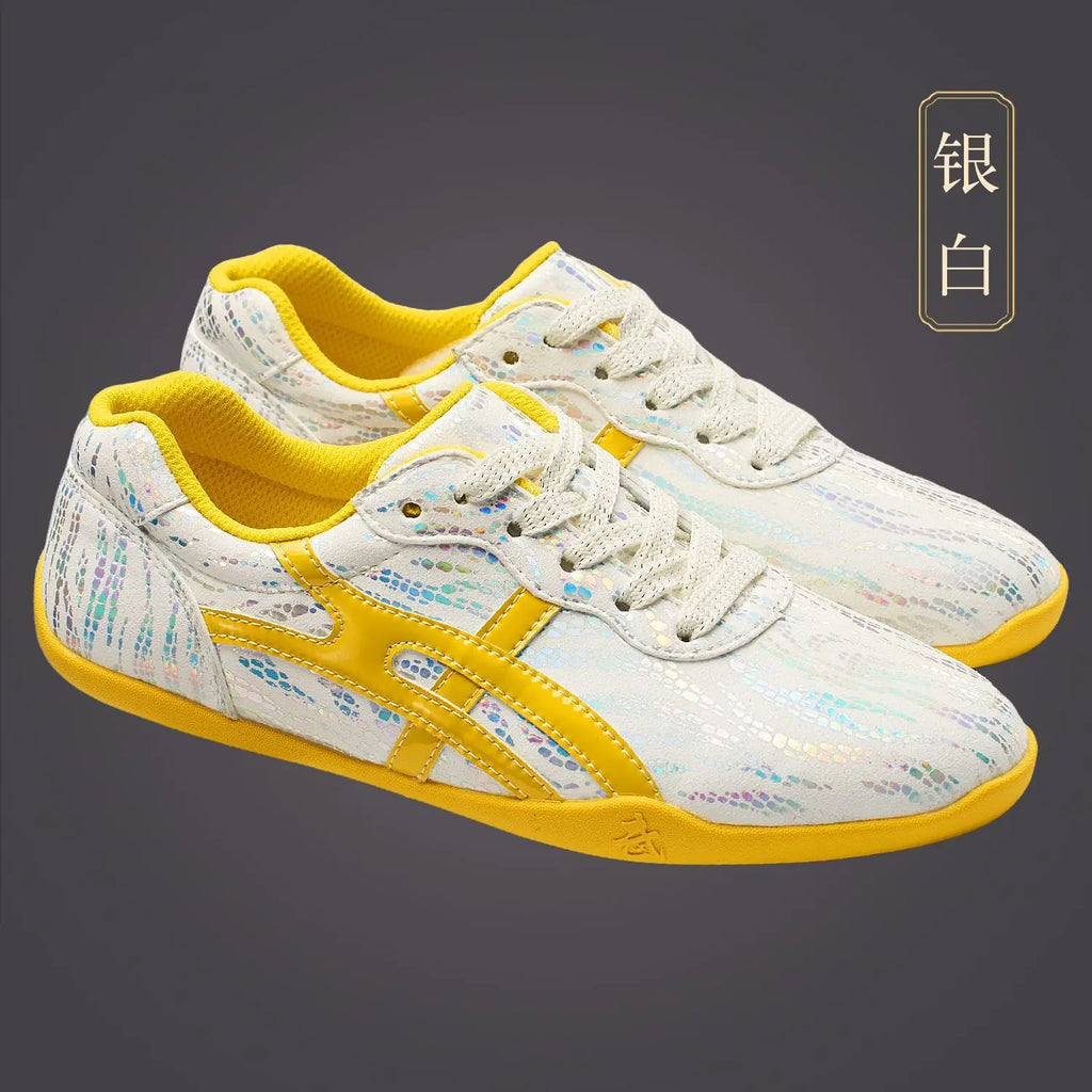 Branded Unisex Professional Martial Arts Fitness Shoes Soft Bottom Non-slip Walking Shoes Chinese Taiji Performance Shoes