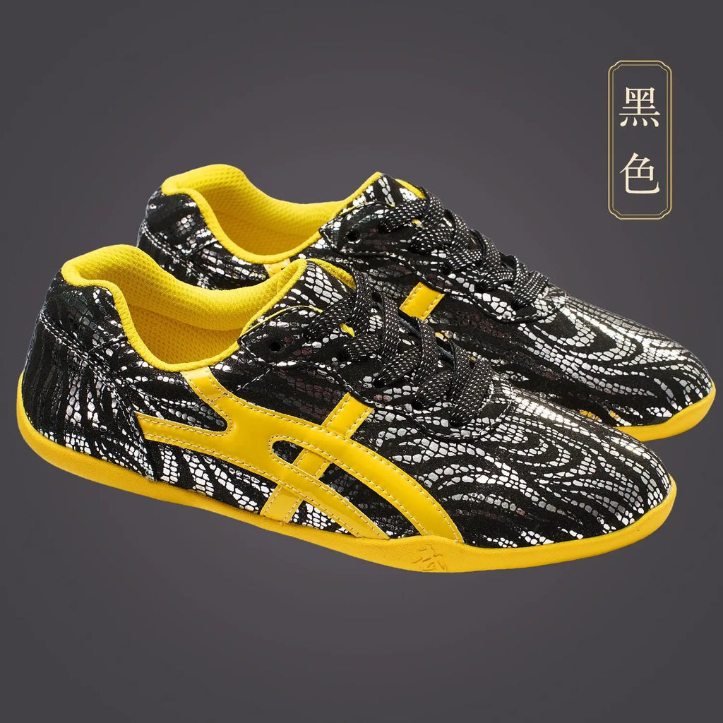 Branded Unisex Professional Martial Arts Fitness Shoes Soft Bottom Non-slip Walking Shoes Chinese Taiji Performance Shoes
