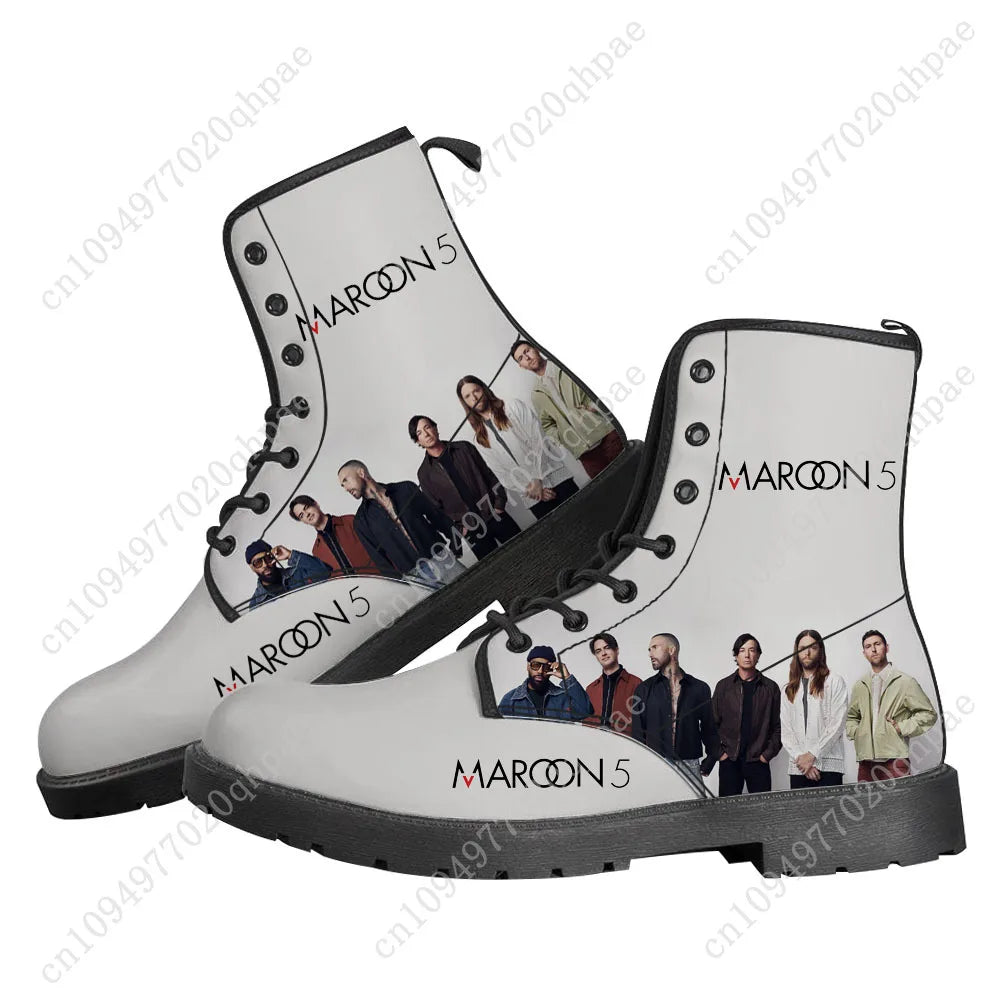 Maroon 5 Boots Mens Womens Teenager Shoes Casual Boot Outdoor Light High Quality Couple Print on Demand Customize Shoe