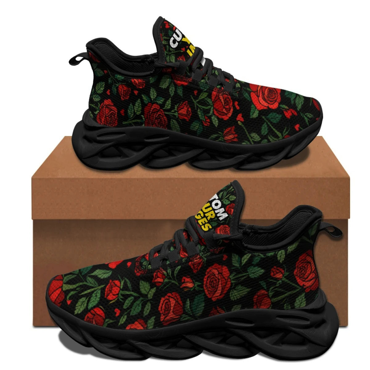 Drop shipping Running Shoes Women Outdoor Sports Comfortable Custom Sneakers Mesh Breathable Lace-up Tennis Shoes for Men