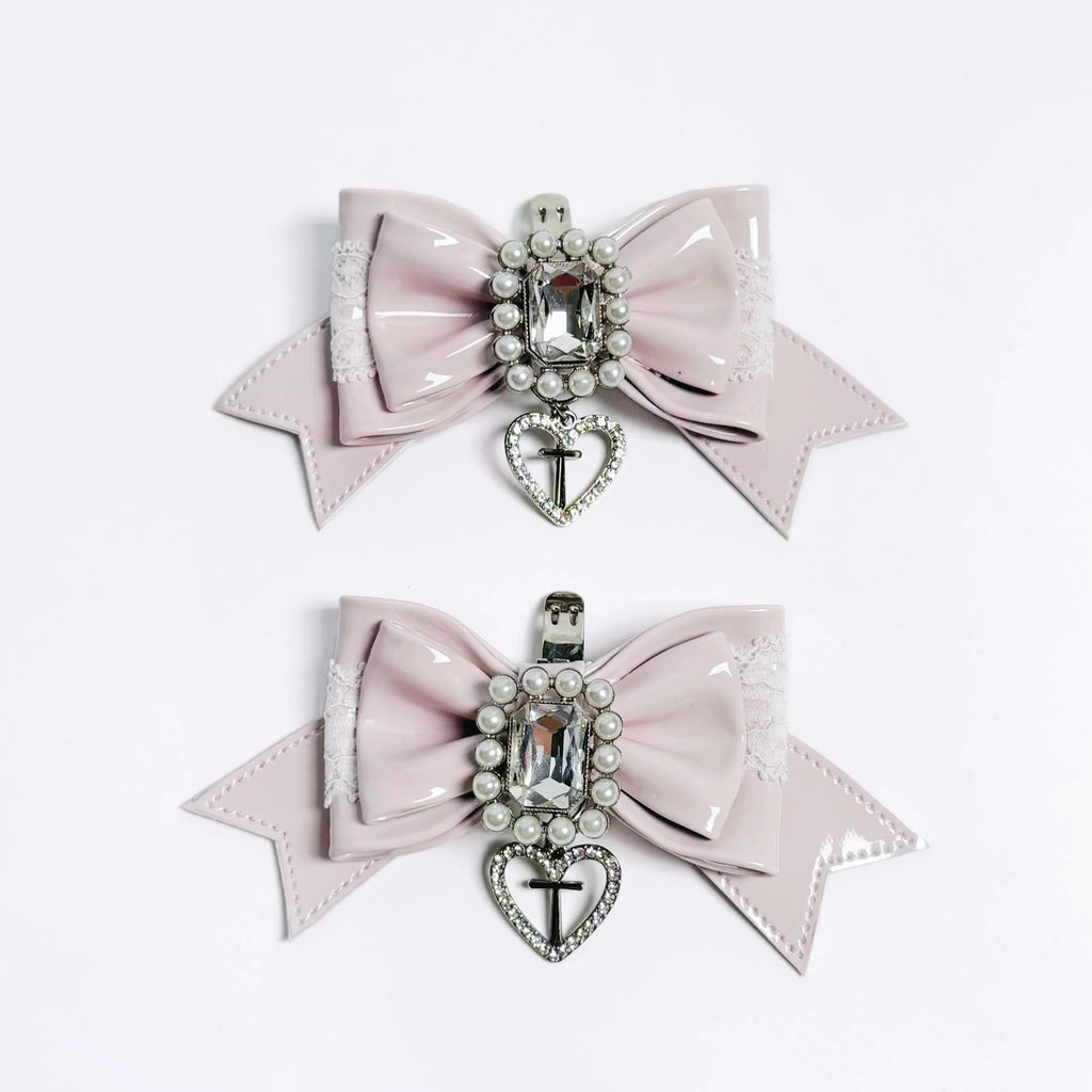 Original Japanese Mine Series Low Heel Leather Shoes Sweet Cool Girl Cute Bow Mass Production Loafers JK Student Single Shoes