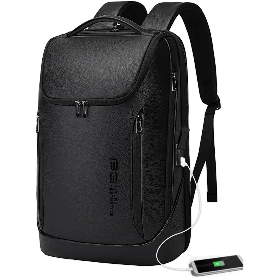 BANGE Business Smart Backpack Waterproof fit 15.6 Inch Laptop Backpack with USB Charging PortTravel Durable Backpack