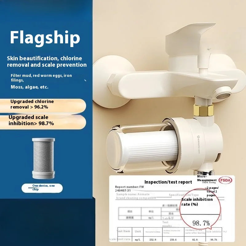 Pre-shower head, shower set for home use, scale and chlorine removal faucet, bathroom water purifier, water filter