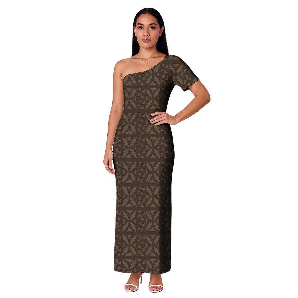 Ladies Dresses Polynesian Tribal Designs Sexy Hawaiian Tropical Printed Casual Dress New Plus Size Gowns Women