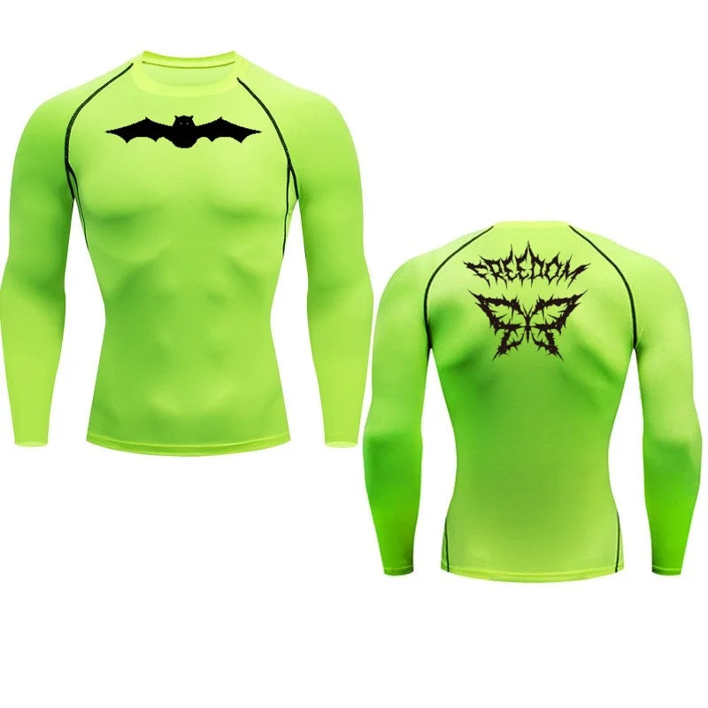 Casual Men's Sports Quick Drying Fitness, Long Sleeved Compression Vest For Running, Weightlifting Sports T-Shirt For Men's Fitn