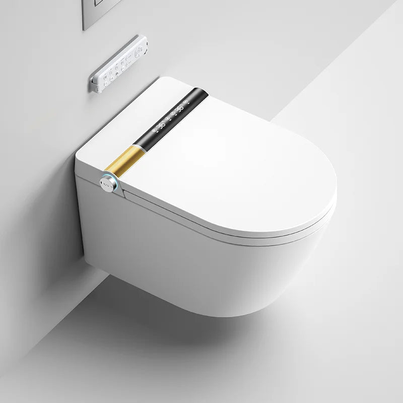 Manual Flip Auto Flushing Smart Wc Intelligent Pregnant Woman Hanging Electronic Toilet