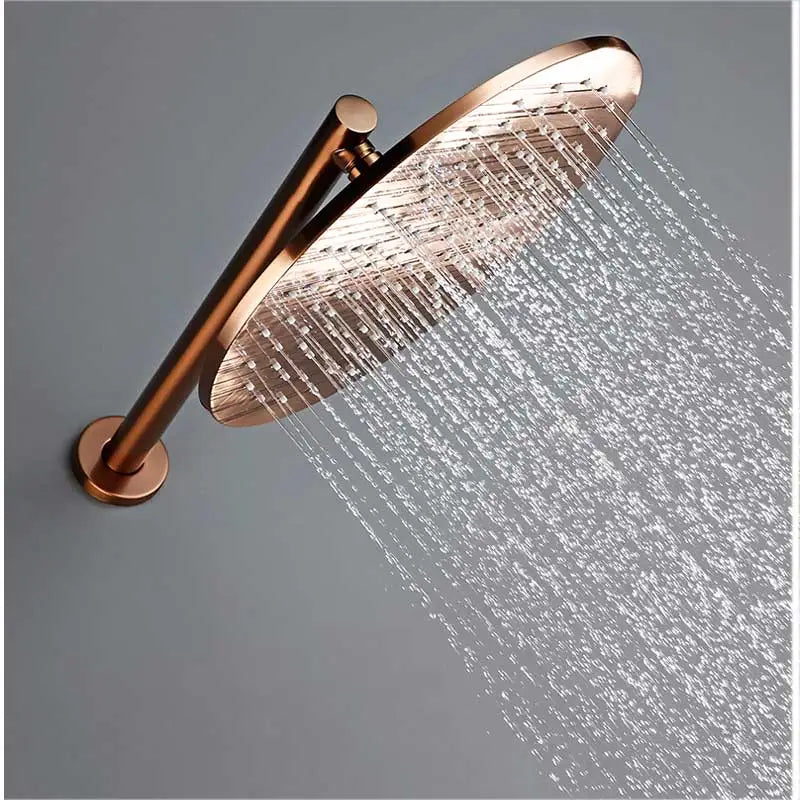 Professional Factory Luxury Bathroom Brushed Rose Gold Shower Set Shower Faucet