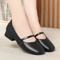AIYUQI Female Mary Jane Shoes 2025 New Autumn Leather Women's Shoes Fashion Large Size Business Dress Shoes Women