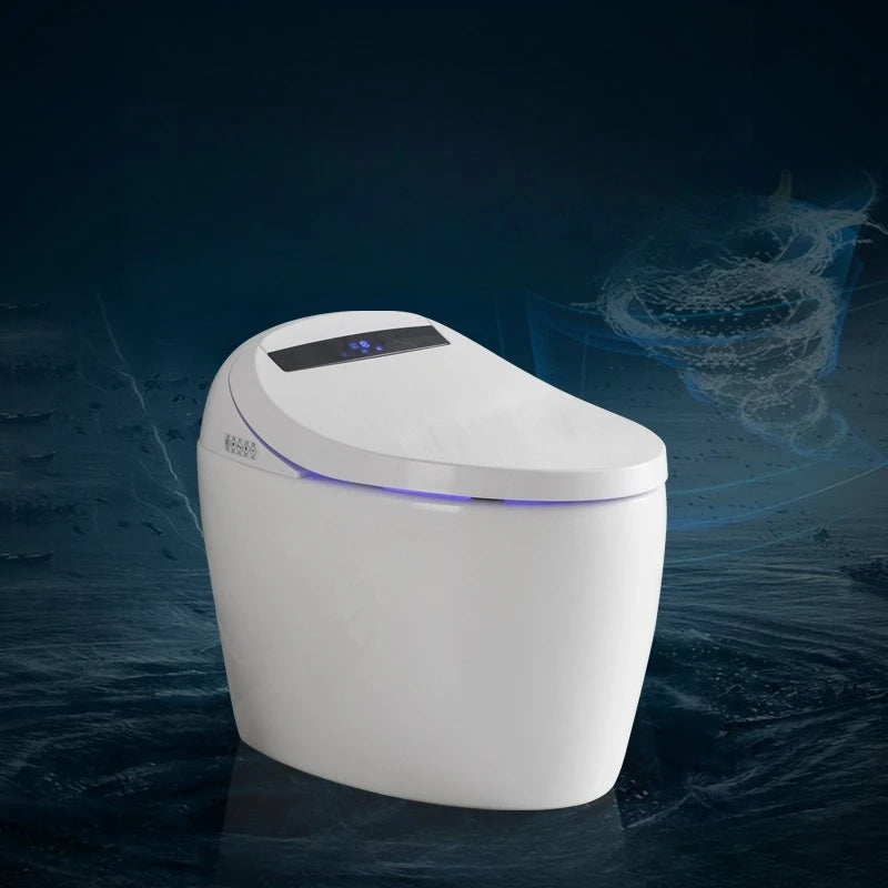 Smart toilet automatic power failure flush side button integrated toilet
