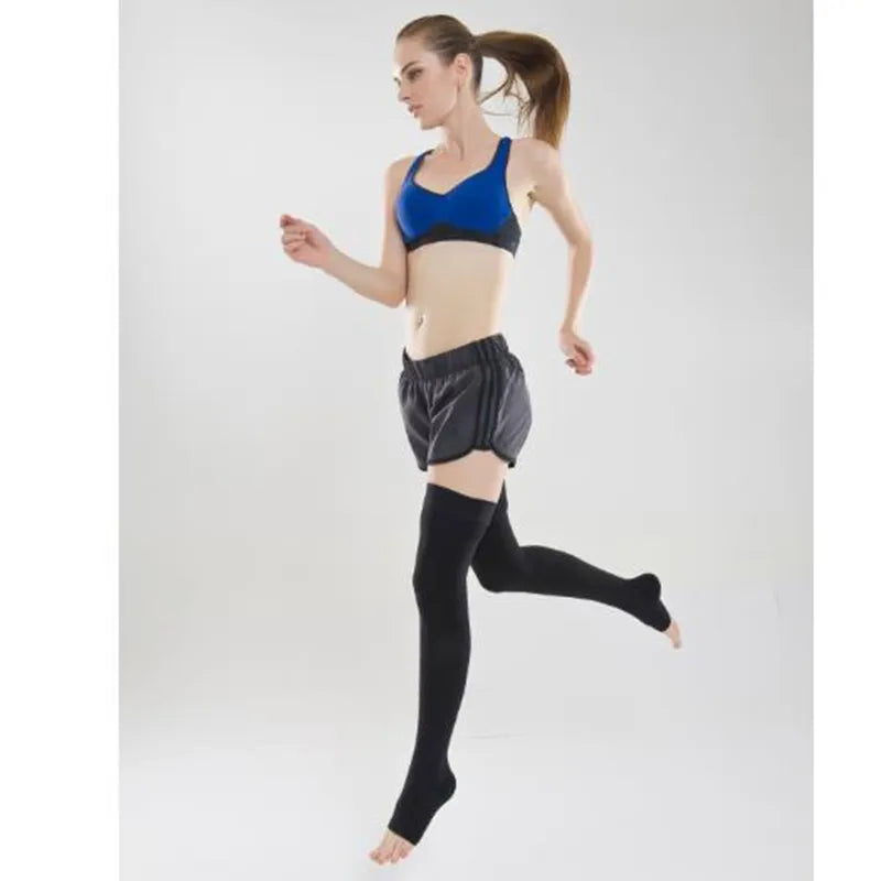 Medical Grade Compression Stockings Women Men For Varicose Spider Edema 30-40 mmHg Support Gradient S-4XL Travel Pressure Legs