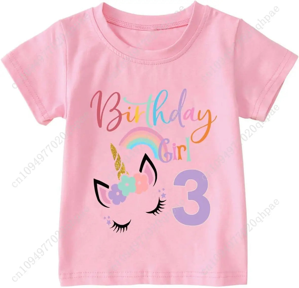 Toddler Boys Girls 3rd Birthday Shirts for Baby Kids 3 Years Old Birthday Outfit for Party Short Sleeve Tshirt
