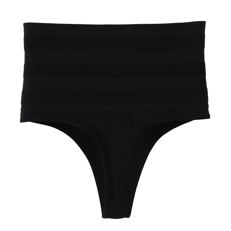 High Waist Tummy Control Panties Women Thong Panty Shaper Slimming Underwear Butt Lifter Belly Shaping Cincher Brief Body Shaper