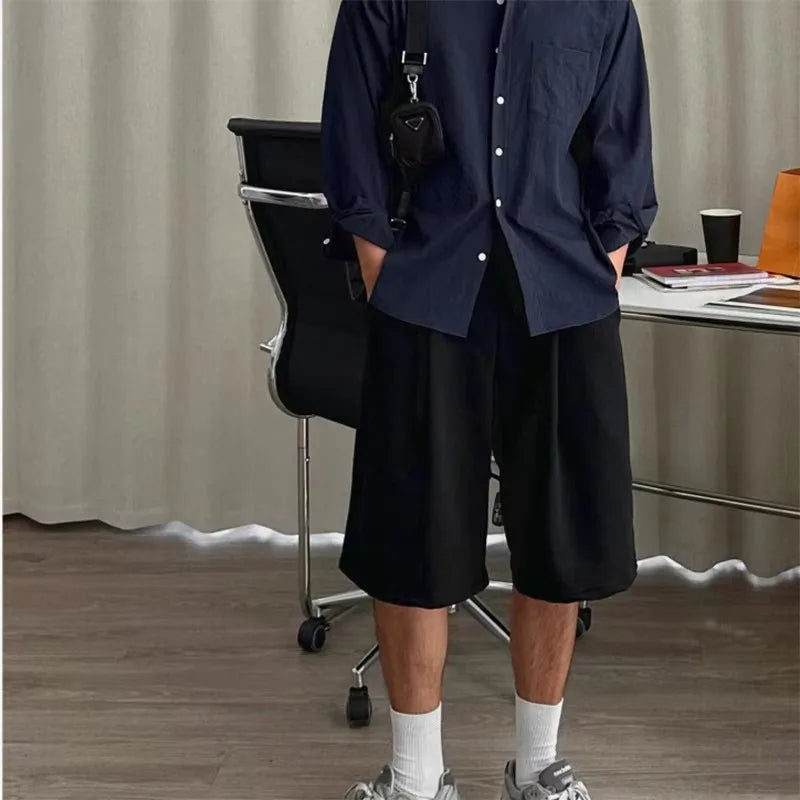 American Street Sports Loose Shorts Men's Casual Hip Hop Sports Trend Fashion Streetwear Shorts short pants men