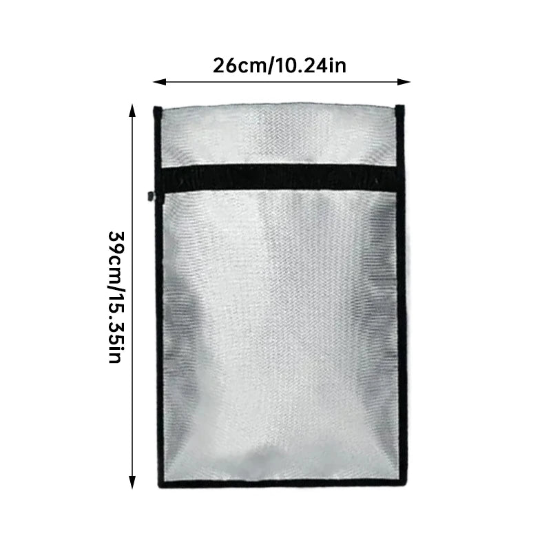 Fireproof Waterproof Faraday Bag Signal Blocker for Phone Laptop Car Keys Anti Hacking Tracking Radiation Protection Pouch