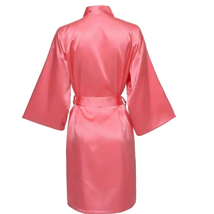 Personalized Name Bridesmaid Robes Bride Gift Bride Robe Gift Satin Robe Bride Dressing Gown Bridal Party Robes Wedding Robe