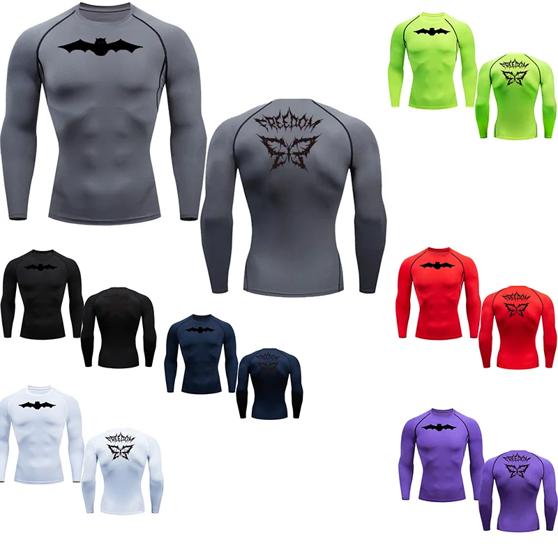 Casual Men's Sports Quick Drying Fitness, Long Sleeved Compression Vest For Running, Weightlifting Sports T-Shirt For Men's Fitn