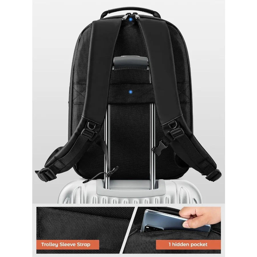 Gelrova LuminaPack X1 LED Backpack Lightweight Anti-Theft Travel-Friendly 15.6-Inch Laptop Compartment Customizable LED Display