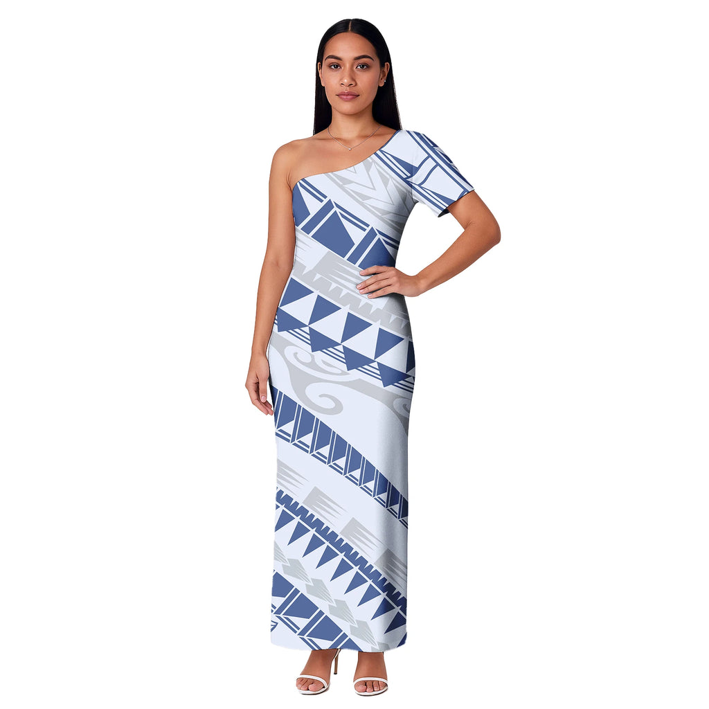 Ladies Dresses Polynesian Tribal Designs Sexy Hawaiian Tropical Printed Casual Dress New Plus Size Gowns Women